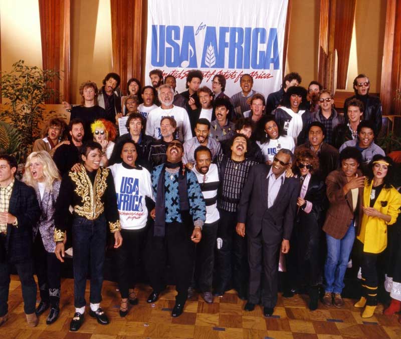 USA for Africa - We Are The World 2, Los Angeles, CA 1985